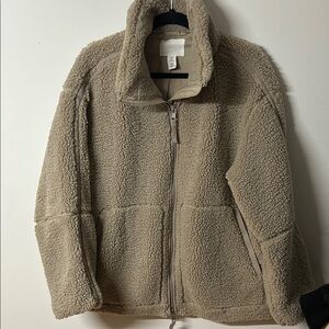 H&M Beige Sherpa Jacket